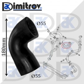 Маркуч турбо Seat Ibiza Skoda Fabia Roomster Volkswagen Polo